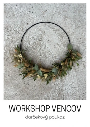 Darčekový poukaz na workshop vencov