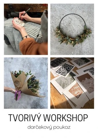 Darčekový poukaz na tvorivý workshop